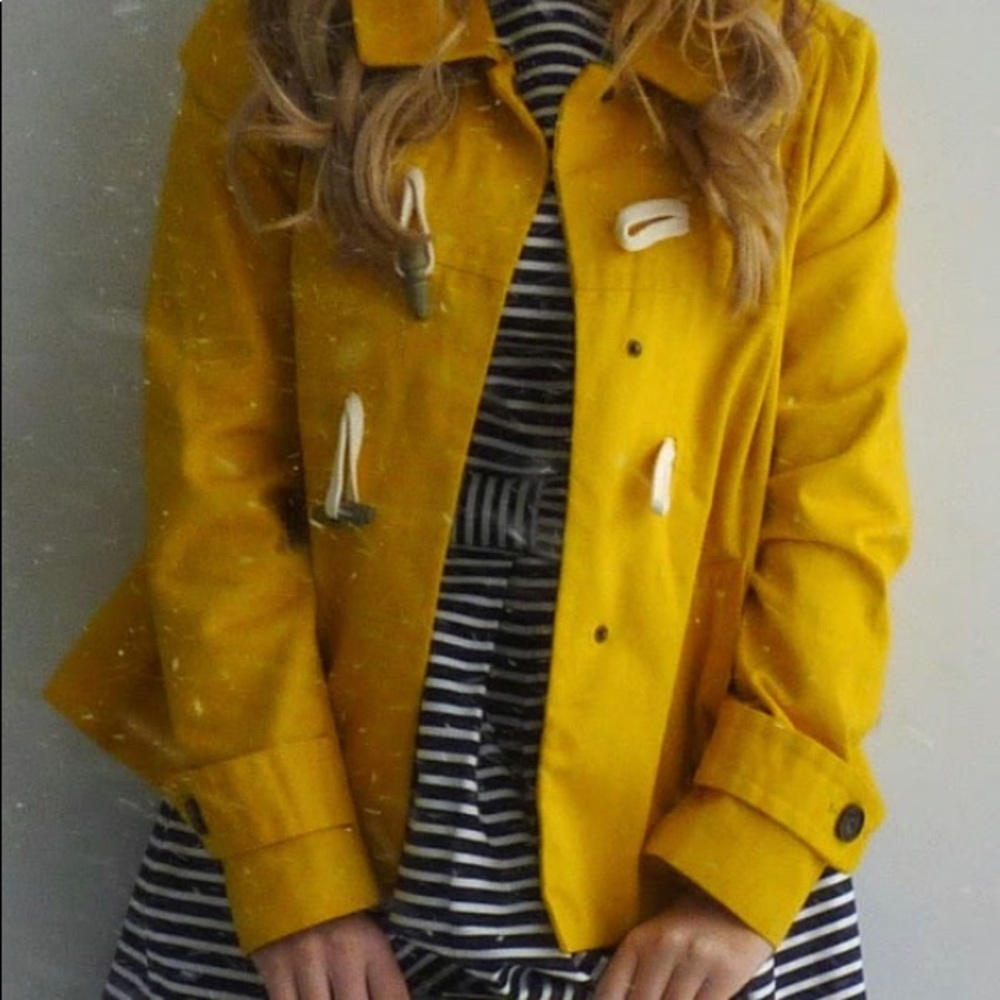 Gap Yellow Toggle Jacket - image 3